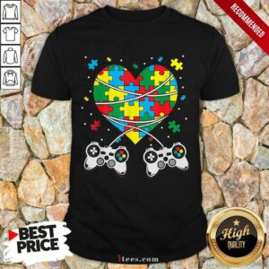 Great Games Puzzle Piece Autism Awareness Game Shirt