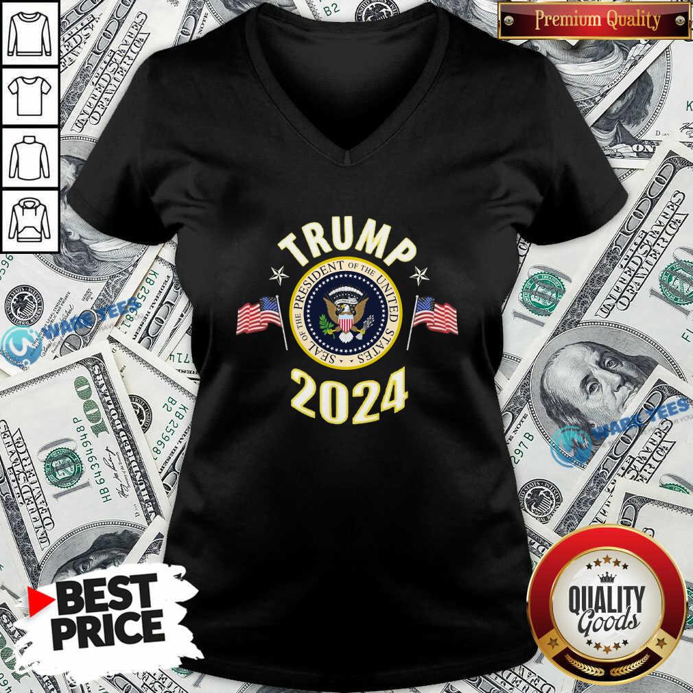 Top Trump 2024 Presidential Seal Flag Shirt
