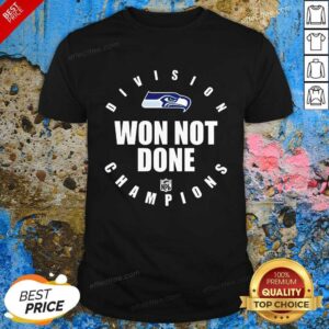 Perfect Seahawks Nfc West Champions We Not Done Shirt