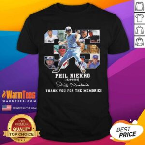 Top 35 Phil Niekro 1939 2020 Signature Thank You For The Memories Shirt
