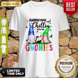 Nice Quarantinin And Chillin With My Gnomies Shirt