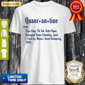 Official Quarantine Definition Noun Shirt