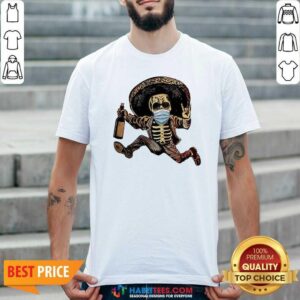 Good Skeleton Drink Wine Pine Shirt