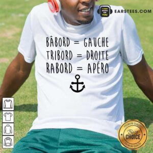 Top Bâbord Gauche Tribord Droite Anchor Shirt