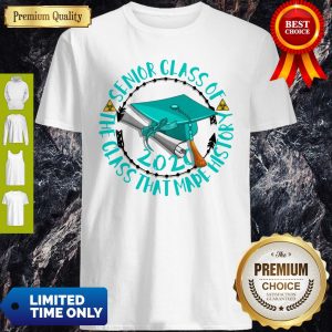 Senior Class Of 2020 The Class That Made His Story Blue Circle Shirt