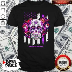 Independence Day Festival Of Death Skull Fibromyalgia Awareness Shirt
