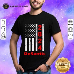 Funny 2024 Desantis American Flag Shirt