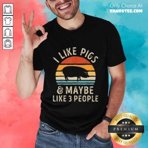 I Like Pigs Vintage Shirt