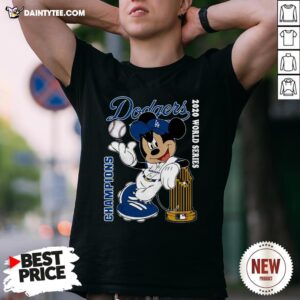 Perfect Los Angeles Dodgers Mickey Mouse Champions 2020 World Series Shirt