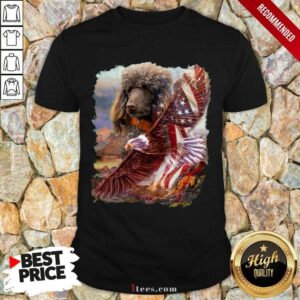 Standard Poodle American Patriot Shirt