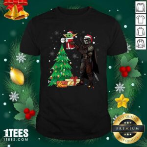 New Darth Vader And Baby Yoda Santa Tree Christmas Shirt