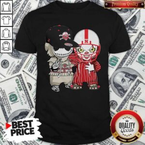 Nebraska Cornhuskers Football Jack Skellington And Pennywise Shirt