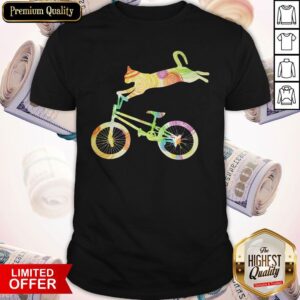 Official Cat Bicycle Motocross Shirt