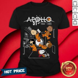 The Peanuts Movie Characters Nasa Apollo 51 Next Giant Leap 1969 2020 Shirt