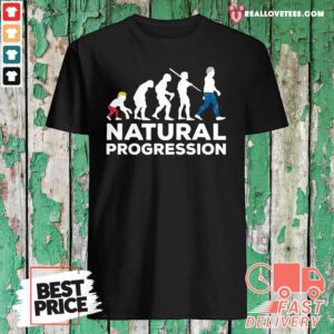 Funny Evolution Anti Trump Natural Progression 2020 Shirt