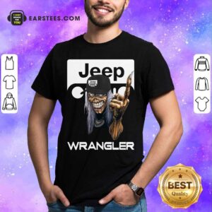 Iron Maiden Skull Hug Jeep Wrangler Logo Shirt