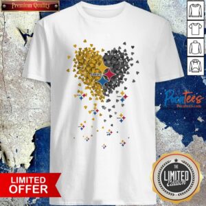 Official Pittsburgh Steelers Heart Shirt
