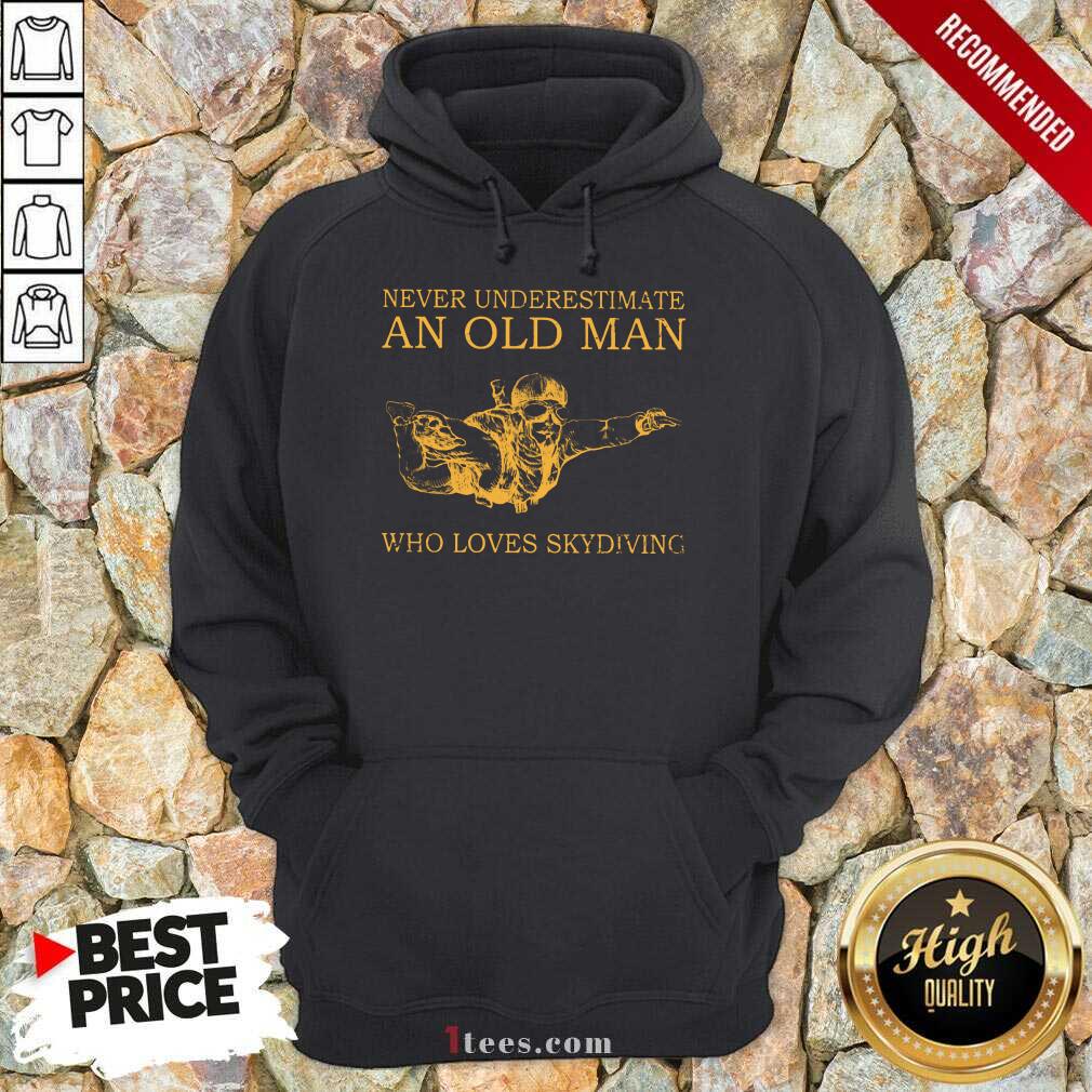 An Old Man Who Loves Skydiving Shirt