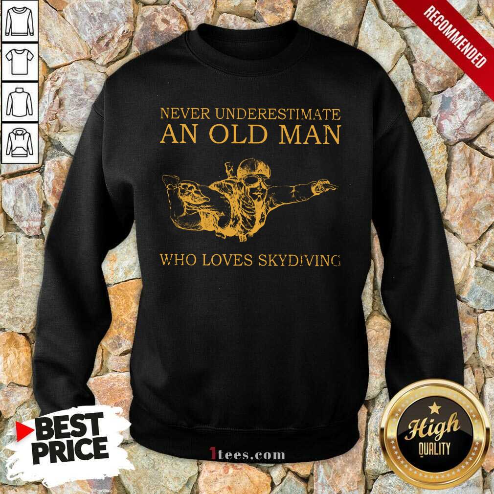 An Old Man Who Loves Skydiving Shirt