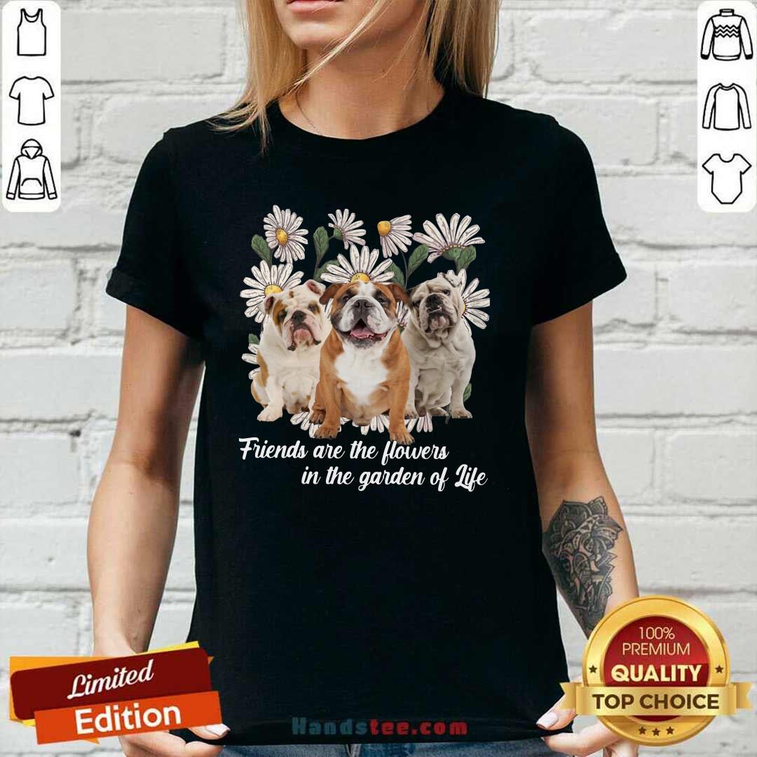 Anxious Pugs Friends Are The Flowers 1 Shirt