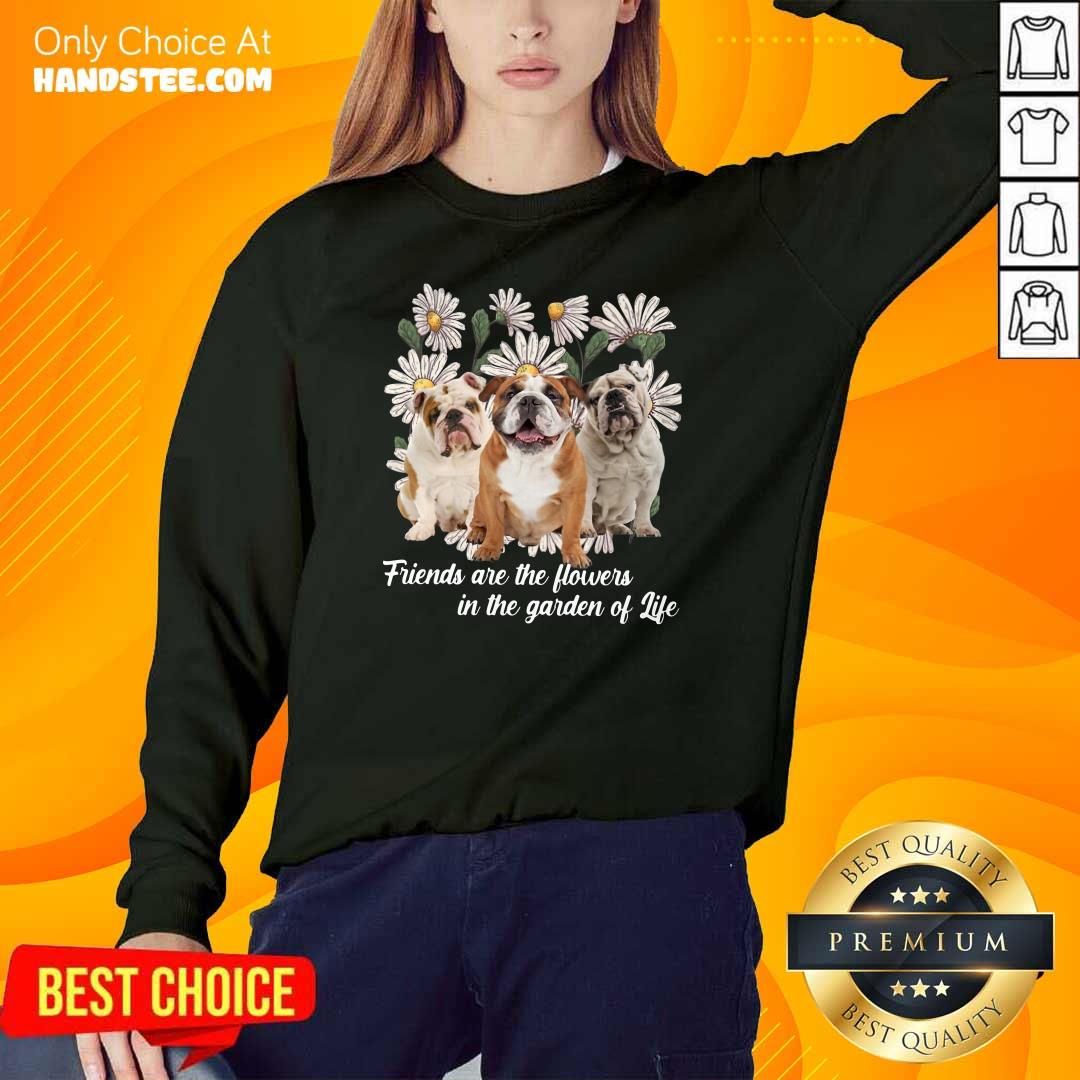Anxious Pugs Friends Are The Flowers 1 Shirt