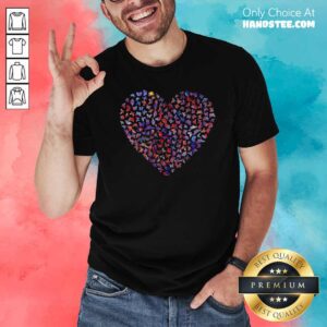 Premium Heart Butterfly Shirt