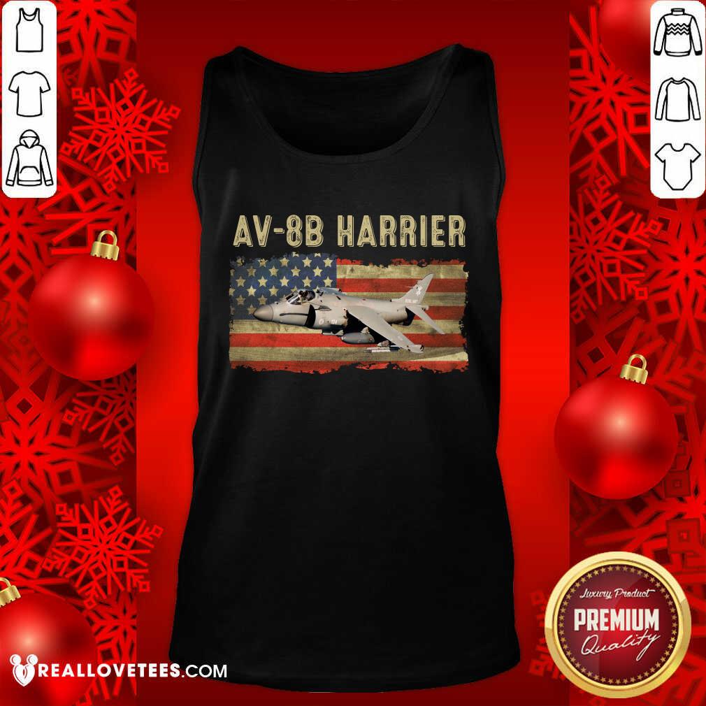 Av 8B Harrier For Pilot And Aircraft Flying Airplanes American Flag Shirt