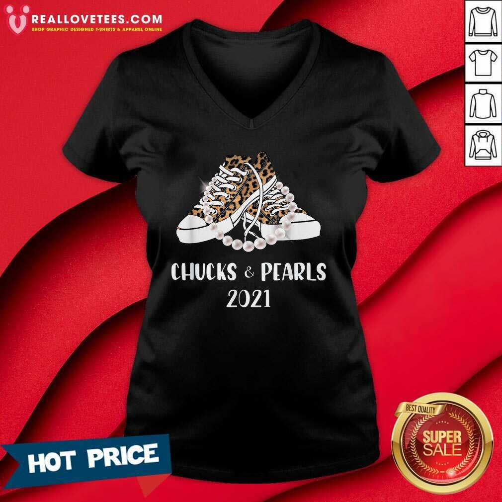 Awesome Chucks And Pearls 2021 Leopard Shirt
