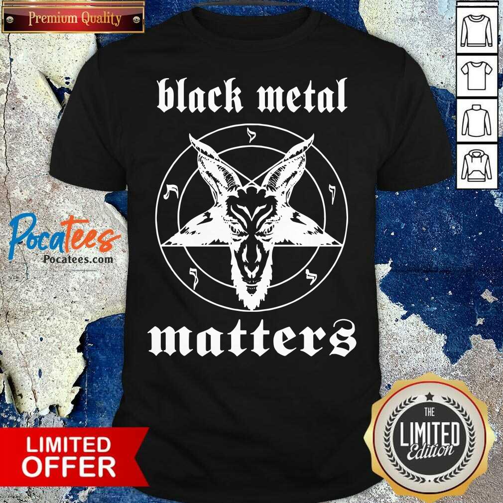 Awesome Compass Black Metal Matters Star Shirt