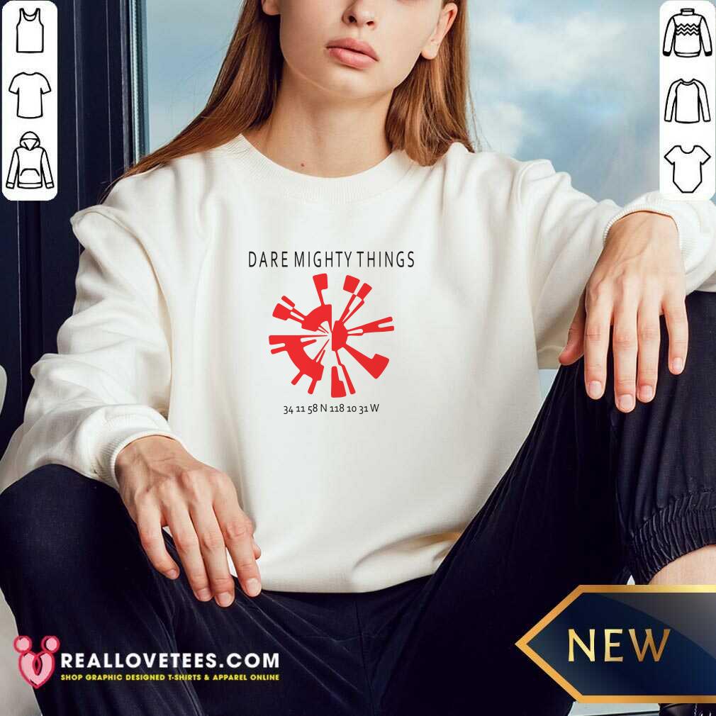 Awesome Dare Mighty Things Perseverance Parachute Shirt