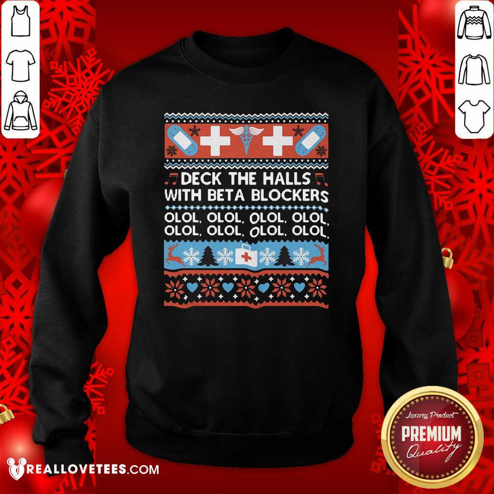 Awesome Deck The Halls With Bet A Blockers Shirt