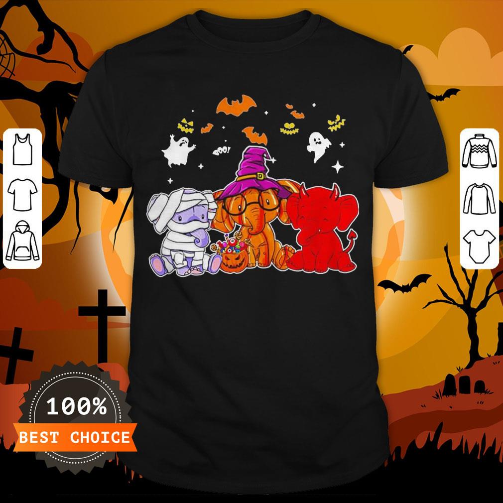 Awesome Elephant Ghost Halloween Shirt