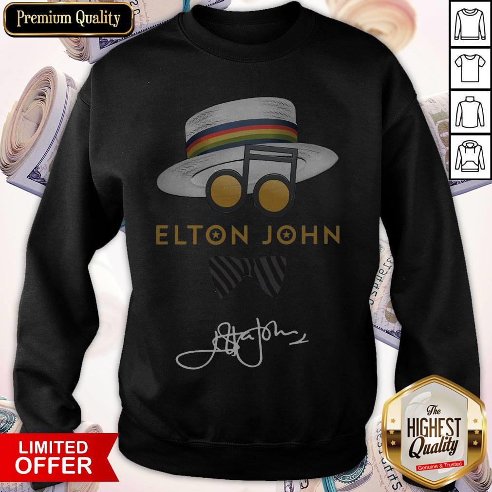 Awesome Elton John Hat Signature Shirt