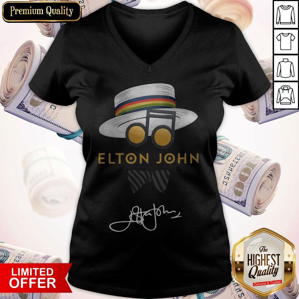 Awesome Elton John Hat Signature Shirt
