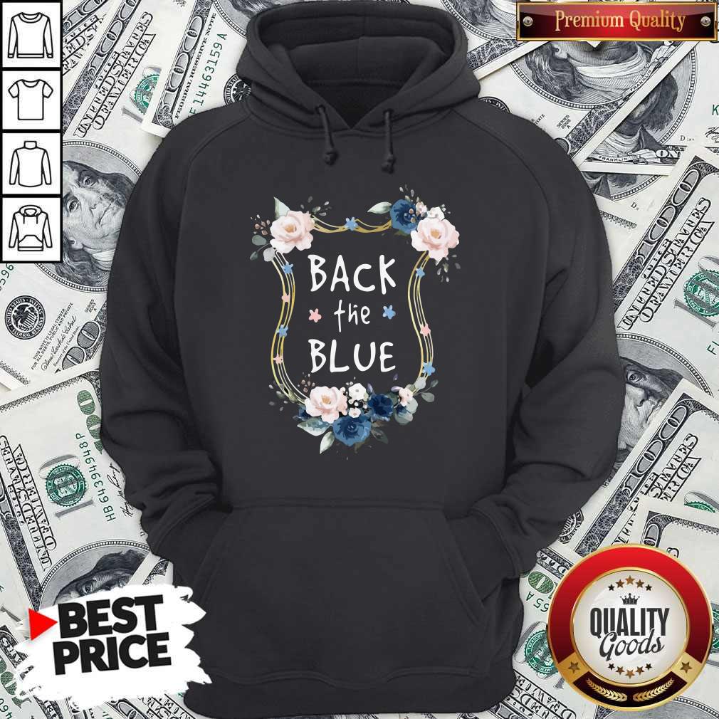 Awesome Flower Back The Blue Shirt
