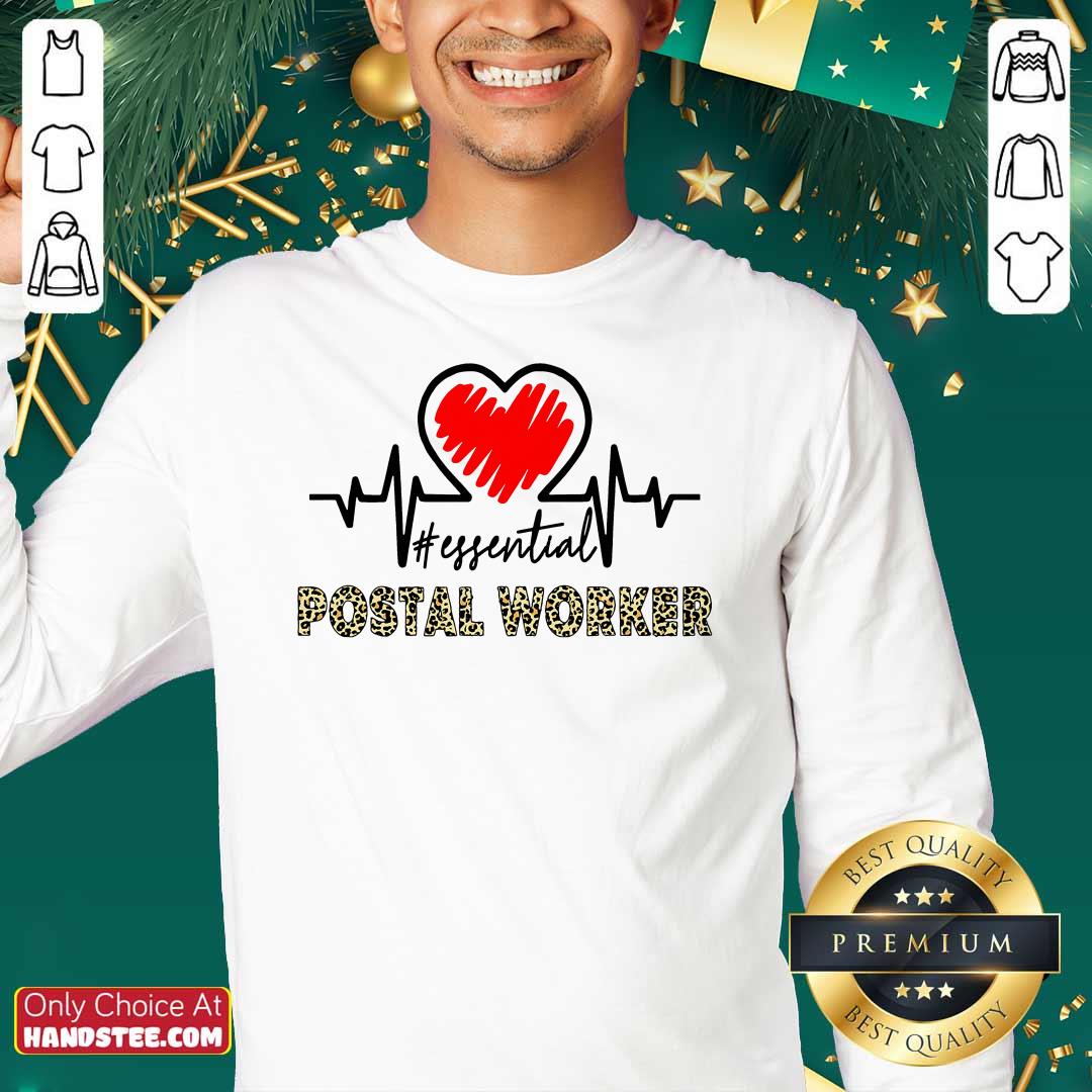 Awesome Heartbeat Essential Postal Worker Shirt