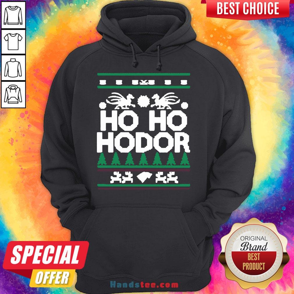 Awesome Ho Ho Hodor Ugly Christmas Shirt