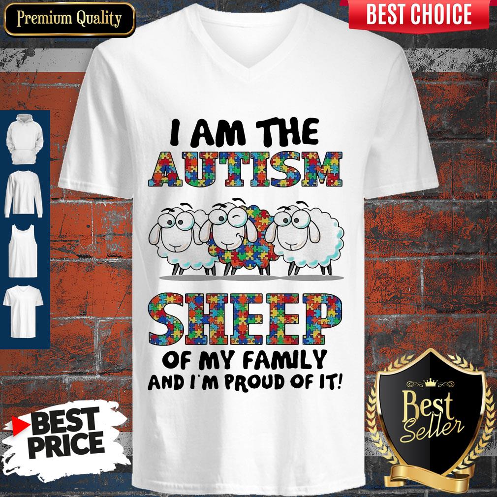 Awesome I Am The Autism Sheep Of My Family And I'm Proud Of It Shirt