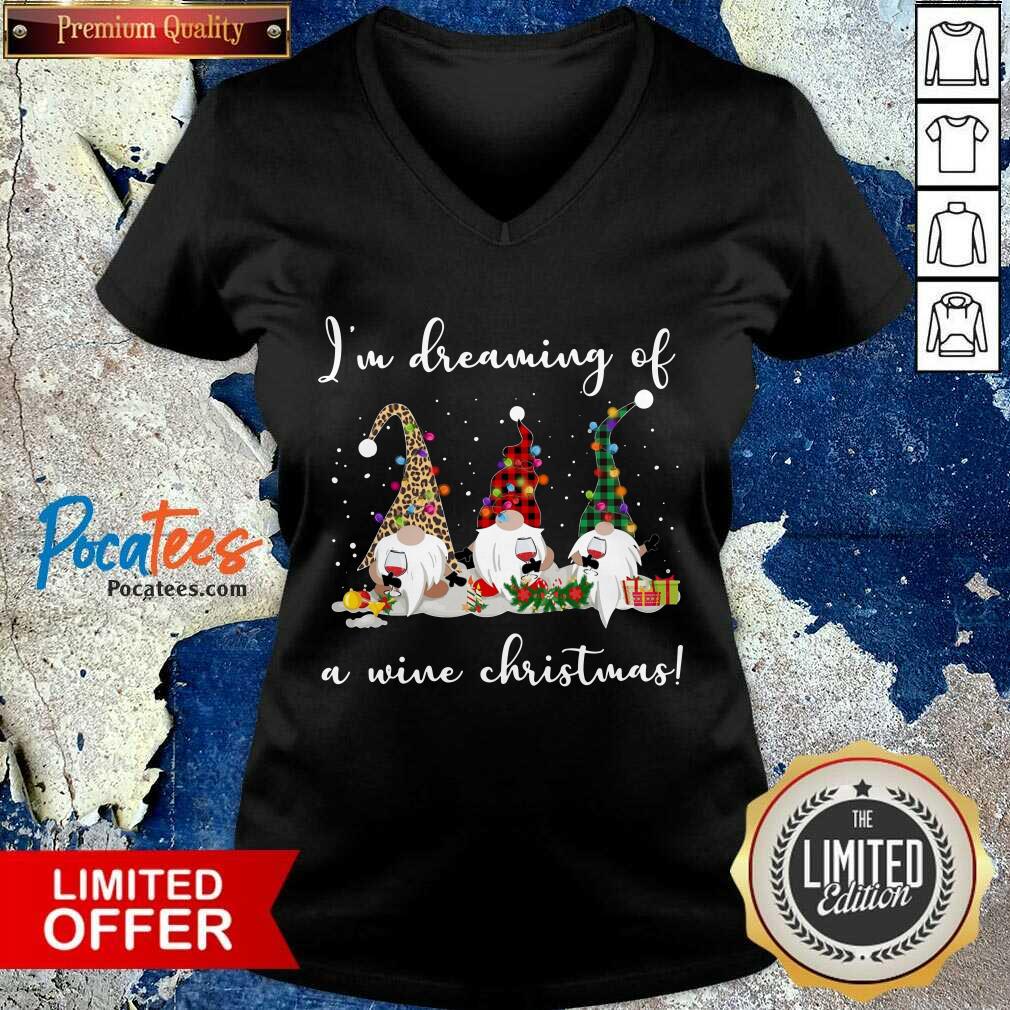 Awesome Im Dreaming Of A Wine Christmas Shirt