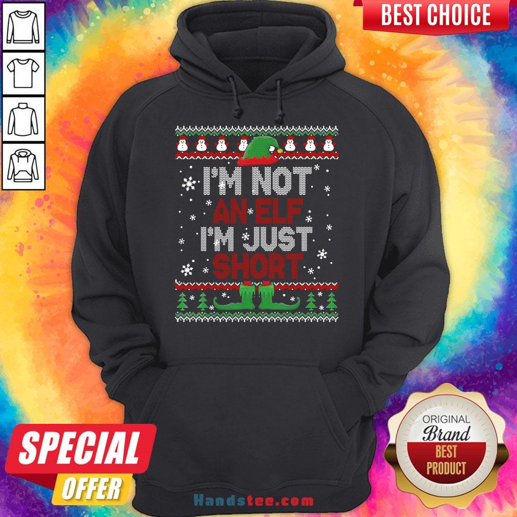 Awesome I’m Not An Elf I’m Just Short Funny Christmas Gift Ugly T-Shirt