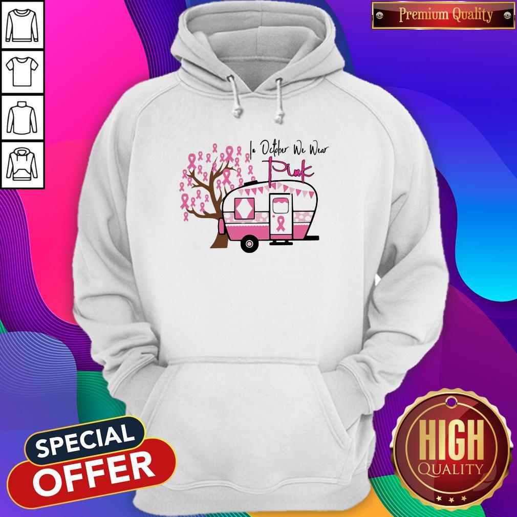 Awesome In October We Wear Pink Vans Tree Shirt