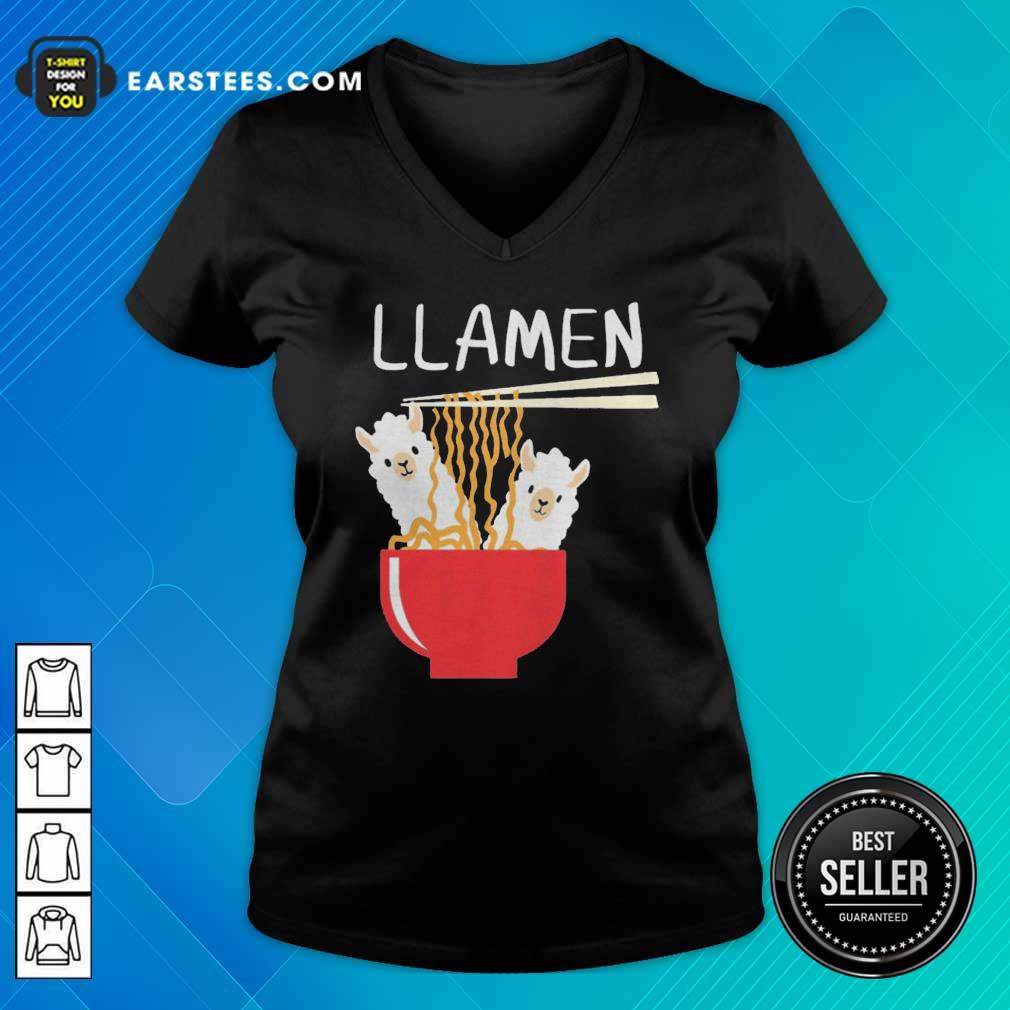 Awesome Llama Eat Llamen Shirt
