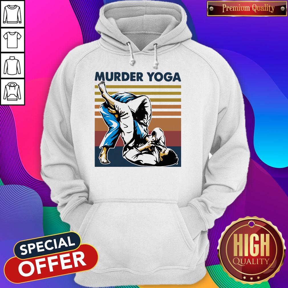 Awesome Murder Yoga Vintage Retro Shirt