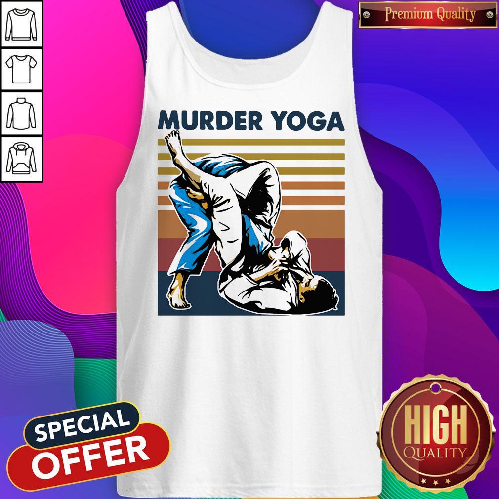 Awesome Murder Yoga Vintage Retro Shirt