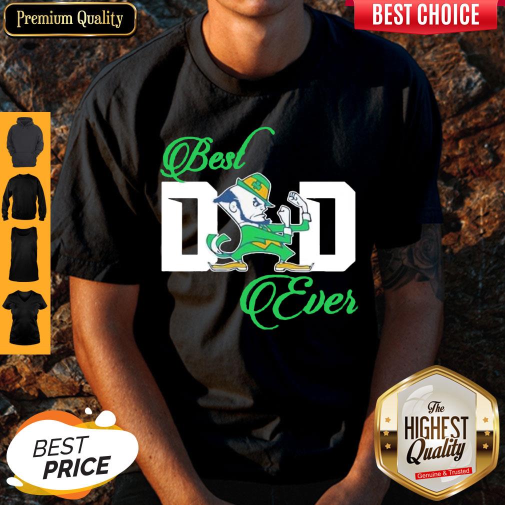 Awesome Notre Dame Fighting Irish Best Dad Ever Shirt