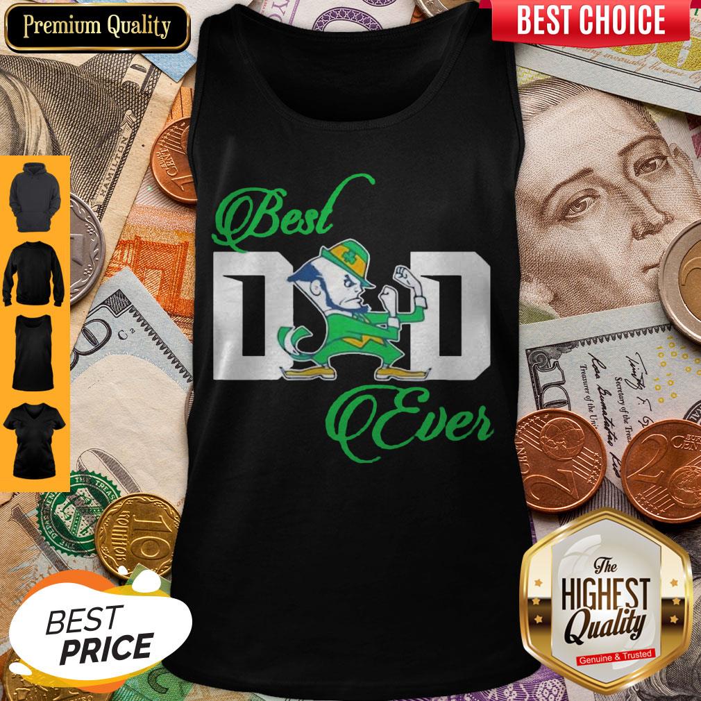 Awesome Notre Dame Fighting Irish Best Dad Ever Shirt
