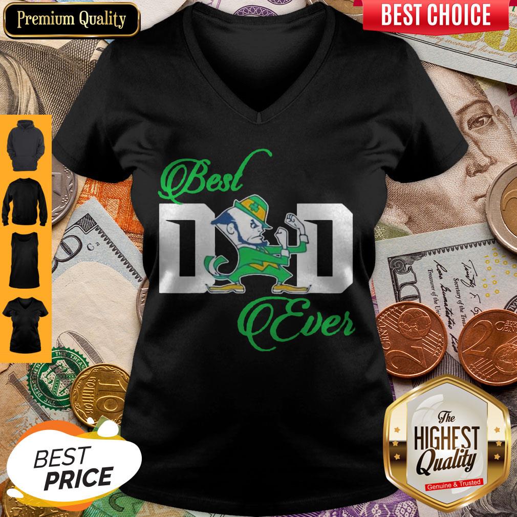 Awesome Notre Dame Fighting Irish Best Dad Ever Shirt