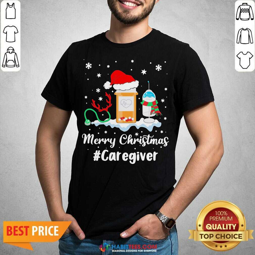 Awesome Nurse Santa Vaccine Merry Christmas #Caregiver Crew Shirt
