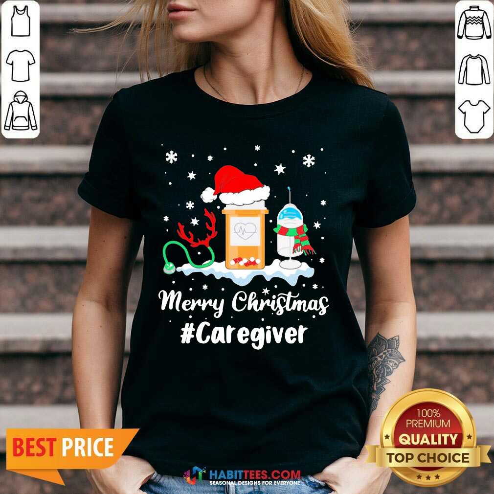 Awesome Nurse Santa Vaccine Merry Christmas #Caregiver Crew Shirt