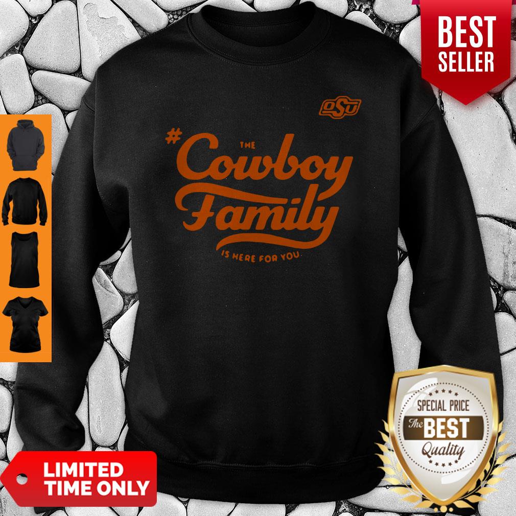 Awesome Osu The Cowboy Family Is Here For You Shirt
